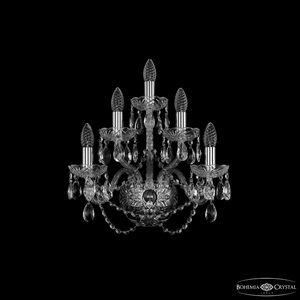 Изображение товара Бра Bohemia 1402 1402B/2+2+1/160 Ni подсвечник с подвесками