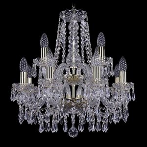 Изображение товара Подвесная люстра хрусталь 1403.8+4.160.2d.G Bohemia 1403 1403/8+4/160/2d/G подсвечник