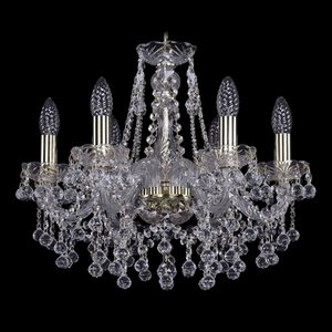 Изображение товара Подвесная люстра хрустальная Bohemia 1409 1409/6/160/G подсвечник