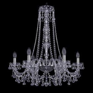 Изображение товара Подвесная люстра хрустальная Bohemia 1409 1409/6/240/h-75/Ni подсвечник