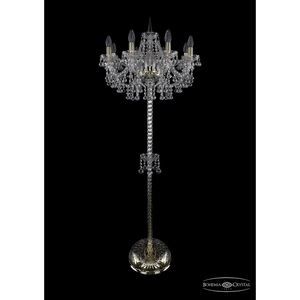 Изображение товара Торшер хрустальный под старину Bohemia 1409 1409T2/8/195-160/G с подвесками
