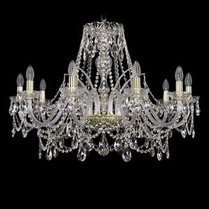 Изображение товара Подвесная люстра хрустальная Bohemia 1411 1411/10/300/G подсвечник