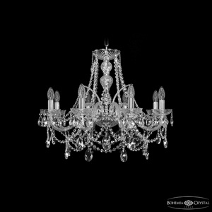 Изображение товара Подвесная люстра Bohemia 1411 1411/8/240 Ni подсвечник с подвесками