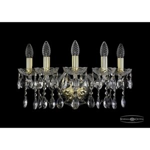 Изображение товара Бра хрусталь Bohemia 1413 1413B/5/165/G подсвечник с подвесками