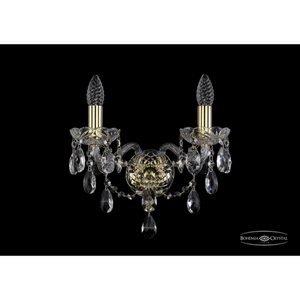 Изображение товара Бра хрусталь Bohemia 1415 1415B/2/141/G подсвечник с подвесками
