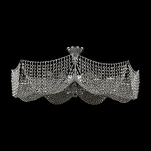 Изображение товара Потолочная люстра хрустальная 77081/95 Ni Bohemia 7708