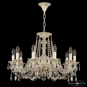 Изображение товара Подвесная люстра хрустальная AL16302/10/240 WMG Bohemia AL1602 в виде свечи