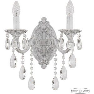 Изображение товара Бра AL7801B10/2/175 WMN Bohemia AL7801 B в виде свечи с подвесками