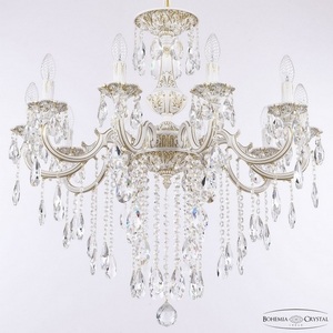 Изображение товара Подвесная люстра хрустальная AL78101/10/250 WMG Bohemia AL7801 B в виде свечи
