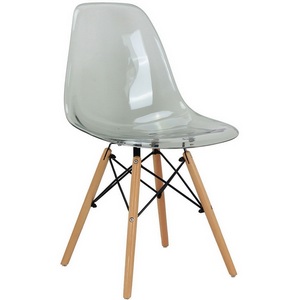 Изображение товара Стул для кухни прозрачный серый Bradex Home EAMES FR 0045