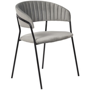 Изображение товара Стул серый с чёрными ножками Bradex Home Turin FR 0341