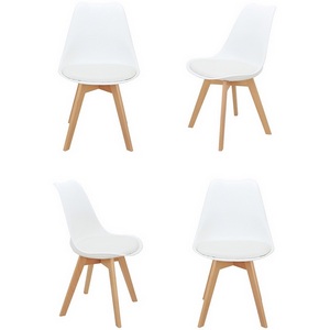 Изображение товара Комплект из 4-х стульев Bon белый Bradex Home Eames FR 0023K