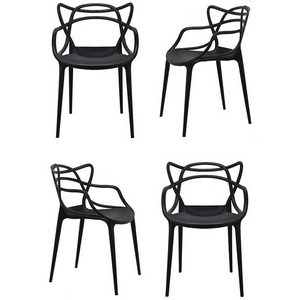 Изображение товара Комплект из 4-х стульев чёрный Bradex Home Masters FR 0134K