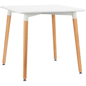 Изображение товара Стол квадратный белый 80х80x75см, белый Bradex Home Summer FR 0403 (квадратная столешница, 4 ножки)