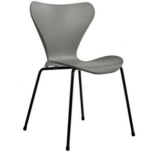 Изображение товара Стул серый с чёрными ножками Bradex Home Seven FR 0422