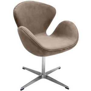Изображение товара Кресло латте, искусственная замша Bradex Home Swan Chair FR 0656