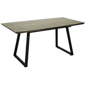 Изображение товара Стол вставка-бабочка раскладной 120-160х80х75см, серый дуб Bradex Home Stockholm FR 0541 (прямоугольная столешница, I I-образная опора)