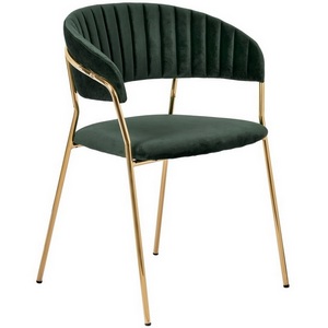 Изображение товара Стул зеленый с золотыми ножками Bradex Home Turin FR 0558