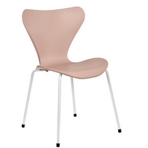 Изображение товара Стул пудровый с белыми ножками Bradex Home Seven FR 0820
