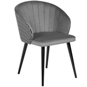 Изображение товара Стул тёмно-серый с жаккардом Bradex Home Paola RF 0261