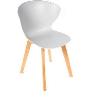 Изображение товара Стул Gracia белый с деревянными ножками Bradexhome арт.FR 0031