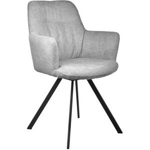 Изображение товара Стул Grant серый шенил на поворотном механизме Bradex Home арт.FR 1003