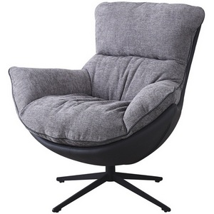 Изображение товара Кресло HUG тёмно-серый, экокожа, шенилл Bradexhome арт.FR 1015