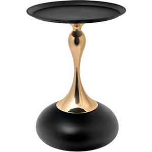 Изображение товара Кофейный столик Angel диам.40см x 55см, чёрный, металл Bradexhome FR 1027