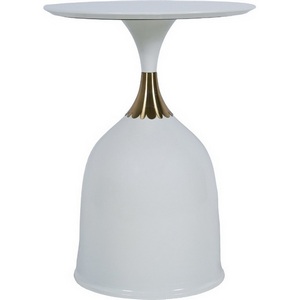 Изображение товара Кофейный столик Stupa диам.40см x 54см, белый, металл Bradexhome FR 1031