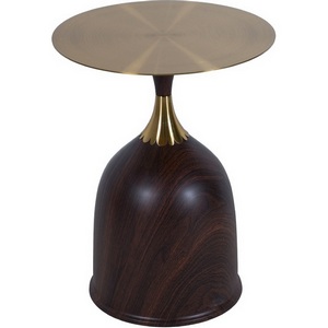 Изображение товара Кофейный столик Stupa диам.40см x 54см, металл под дерево Bradexhome FR 1035