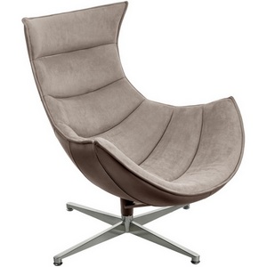 Изображение товара Кресло Bradexhome LOBSTER CHAIR латте искусственная замша, коричневый