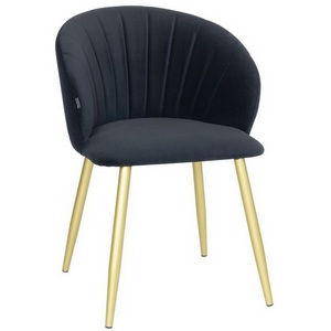 Изображение товара Стул Bradex Home Paola графит, матовое золото, на поворотном механизме (RF 0642)