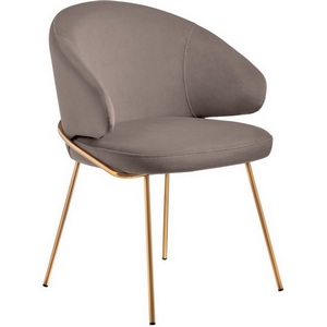 Изображение товара Стул-полукресло Bradex Home Emil латте с золотыми ножками (RF 0648)