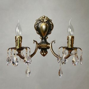 Изображение товара Бра 2226/2 PB Tear Ambiente Benisa Drop подсвечник с подвесками