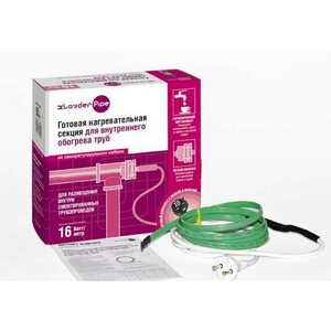 Изображение товара Комплект для обогрева внутри трубы с питьевой водой xLayder EHL16-2CT-8, Вт/ пог. м, м Caleo Pipe EHL16-2CT EHL-16-8