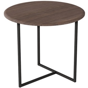 Изображение товара Стол с закругленными углами журнальный Калифорния Альбано акация (круглая столешница)