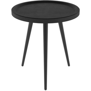 Изображение товара Стол журнальный Калифорния Батл черный лофт/черный (круглая столешница, 3 ножки)