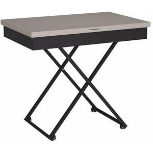 Изображение товара Стол универсальный трансформируемый Калифорния АНДРЭ Loft ЛДСП фантом/черный 5900681107