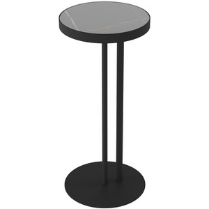 Изображение товара Стол с закругленными углами журнальный УГО сахара нуар (круглая столешница)