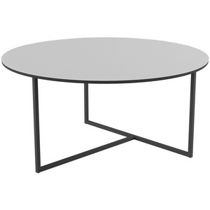 Изображение товара Стол журнальный Калифорния Маджоре Glass белая Lacobel (круглая столешница)