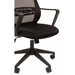 Изображение товара Стул для офиса компьютерный с крестовиной из пластика CHAIRMAN 545 (пластик,ткань,сетка/черный)