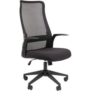 Изображение товара Компьютерное кресло CHAIRMAN 573 (Пластик,Ткань,Сетка/Черный)