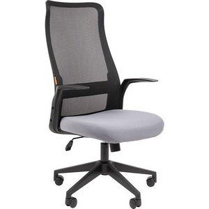Изображение товара Компьютерное кресло CHAIRMAN 573 (Пластик,Ткань,Сетка/Серый)