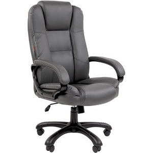 Изображение товара Компьютерное кресло CHAIRMAN 600 (Пластик,Экокожа/Серый)