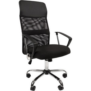 Изображение товара Стул для офиса с тканевой обивкой CHAIRMAN 610 N (металл,ткань,сетка,экокожа/черный)