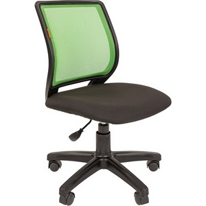 Изображение товара Компьютерное кресло - стул компьютерный без подлокотников с сетчатой спинкой CHAIRMAN 699 б/подл (пластик,ткань,сетка/зеленый)