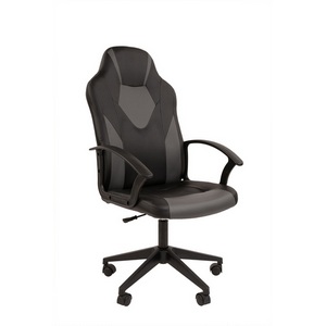Изображение товара Кресло Стандарт СТ-17 Гейм Россия экопремиум черн/серый