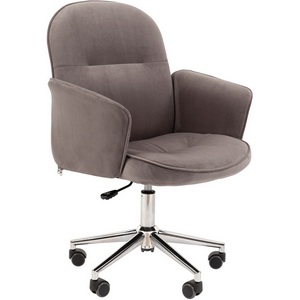 Изображение товара Кресло офисное на колесиках Chairman Home 130 ткань Т-55 серый