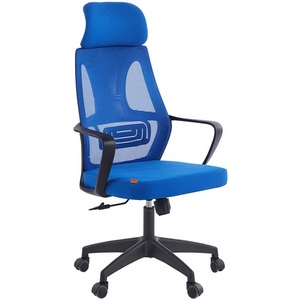 Изображение товара Кресло офисное на колесиках синее Chairman CH636 черный пластик, синий