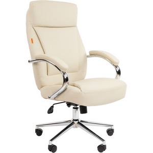 Изображение товара Офисное кресло Chairman 794 Россия хром экокожа светло-бежевая